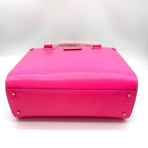 Kate Spade New York Pink Leather Wellesley Quinn Handbag~Simple Chic~Vintage
